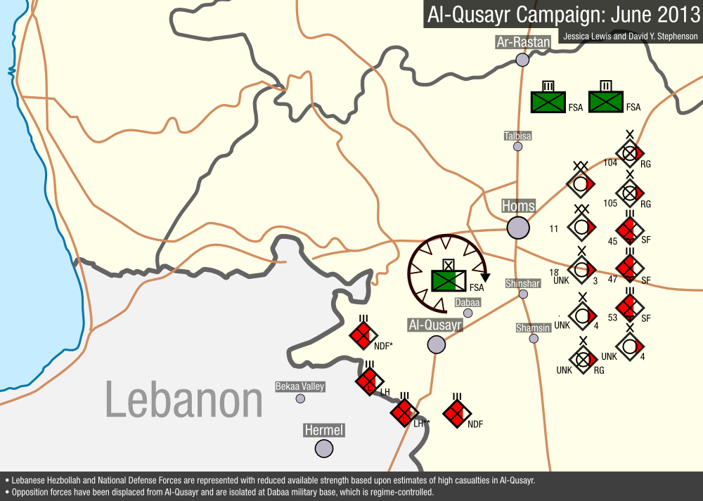 Campaign for al-Qusayr, June 2013