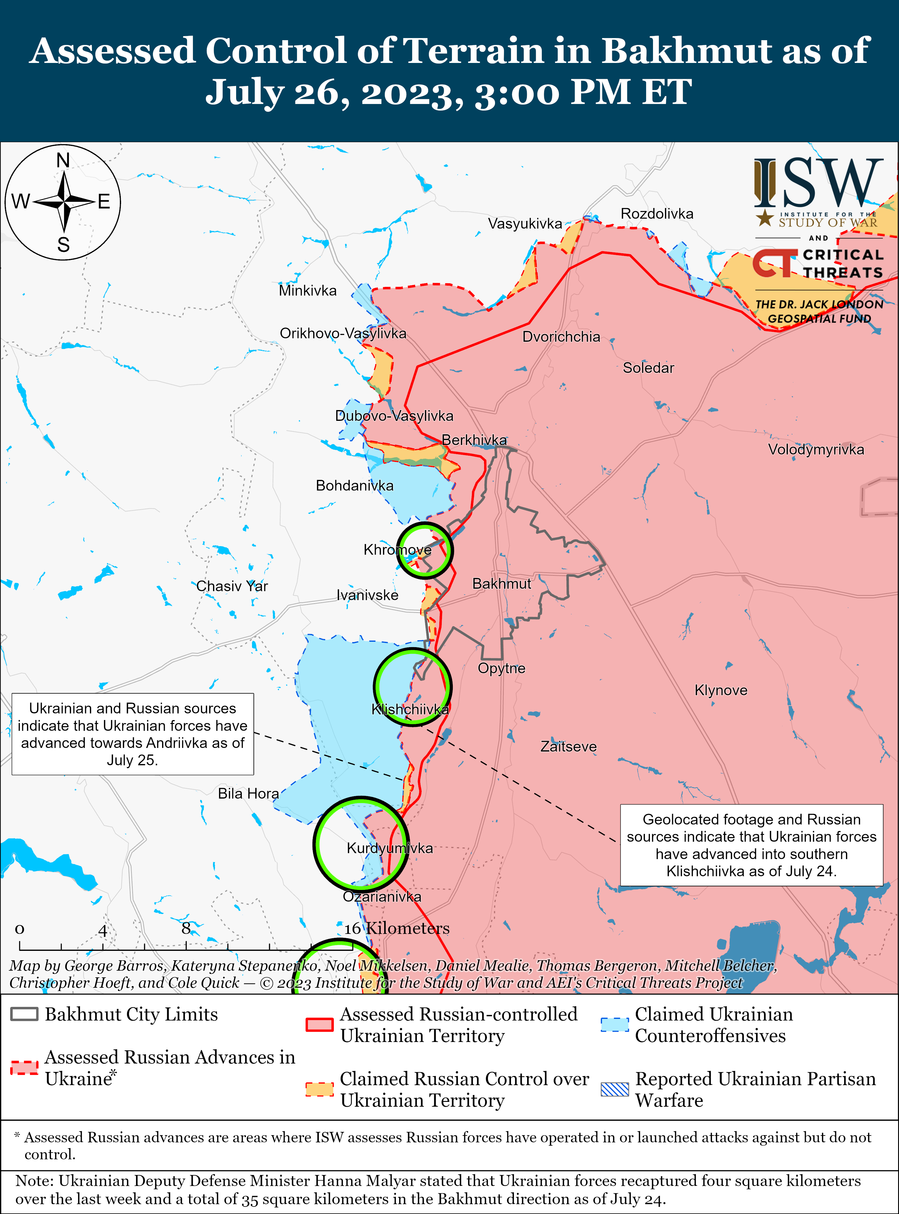 ВСУ начали "значительную операцию" на востоке Запорожской области: карты боев ISW