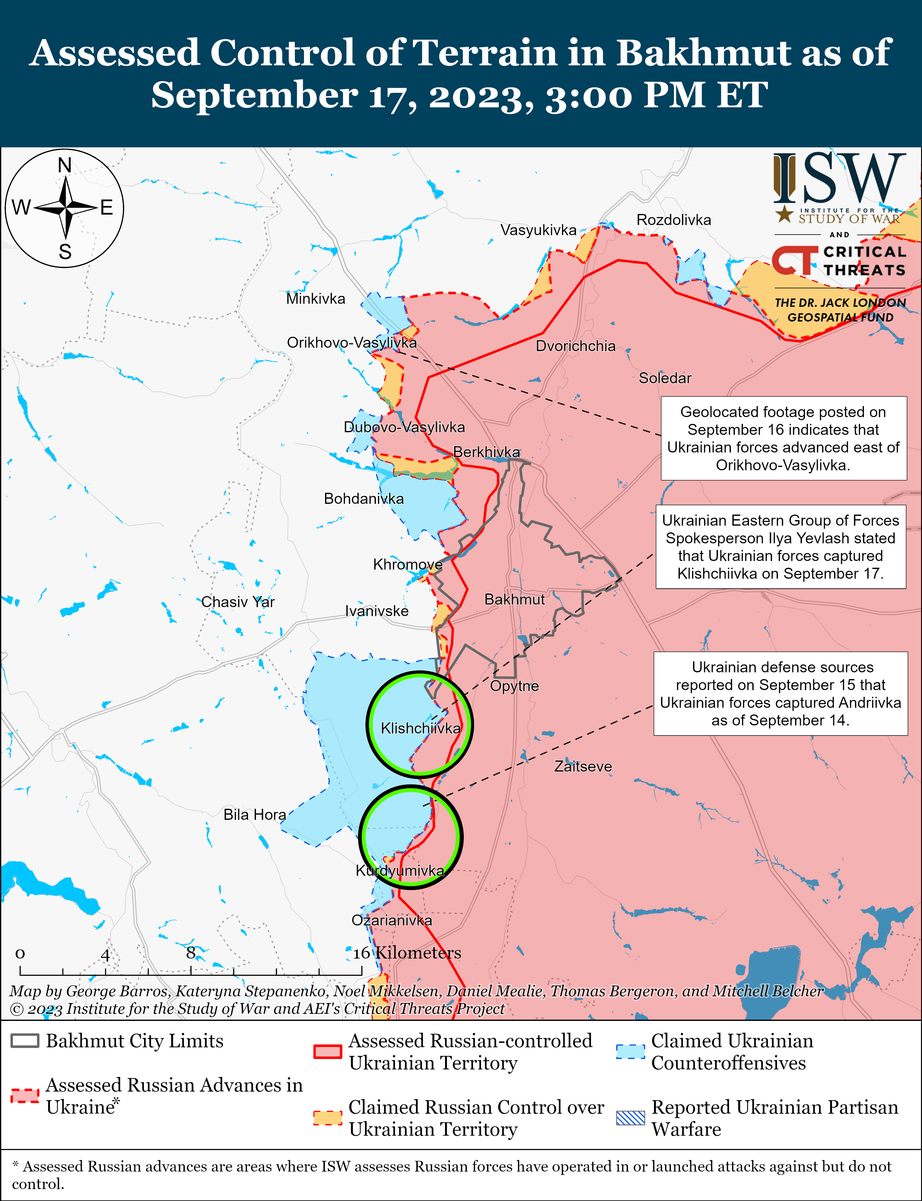 Russian Offensive Campaign Assessment, September 17, 2023 | Institute ...