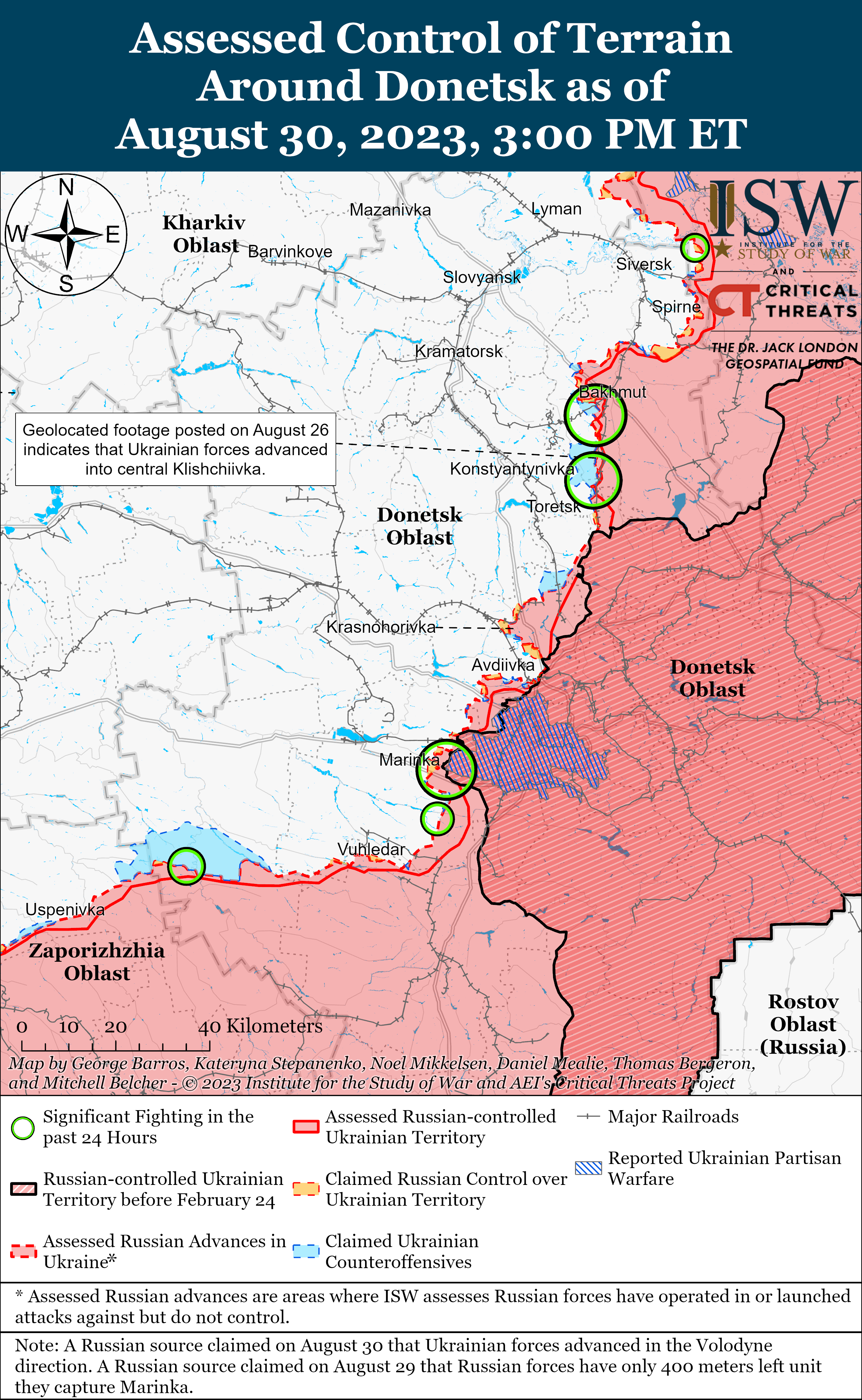 ЗСУ просунулись на кількох ділянках фронту: карти боїв ISW