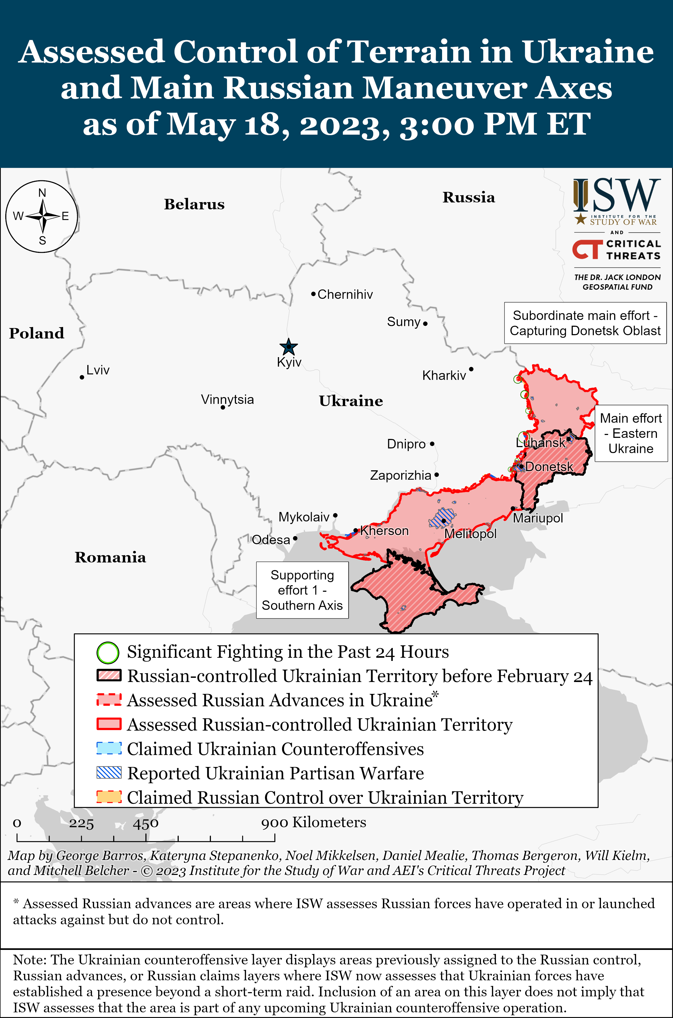 ISW Blog: Russian Offensive Campaign Assessment, May 18, 2023