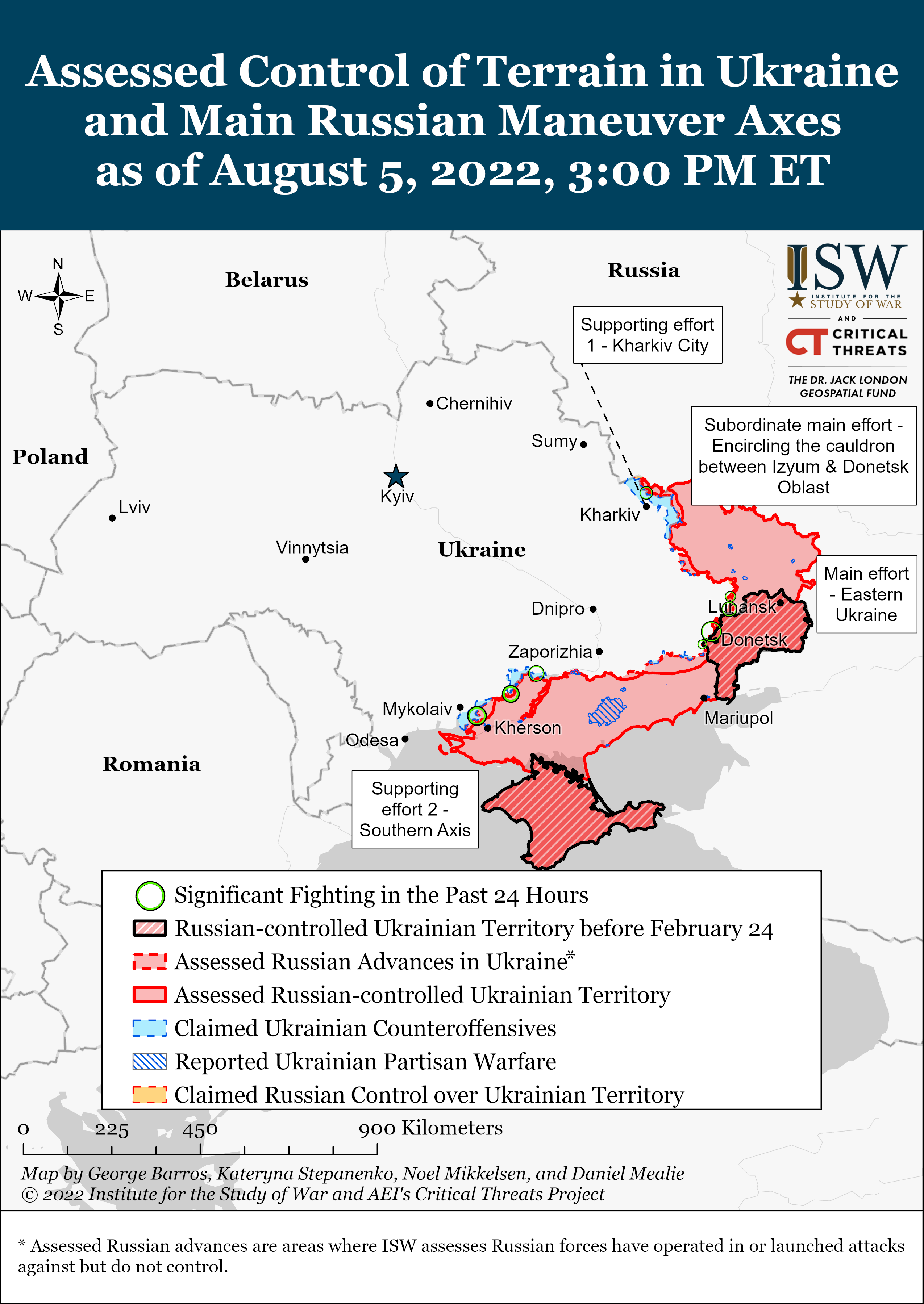 Russian Offensive Campaign Assessment, August 5 | Institute for the