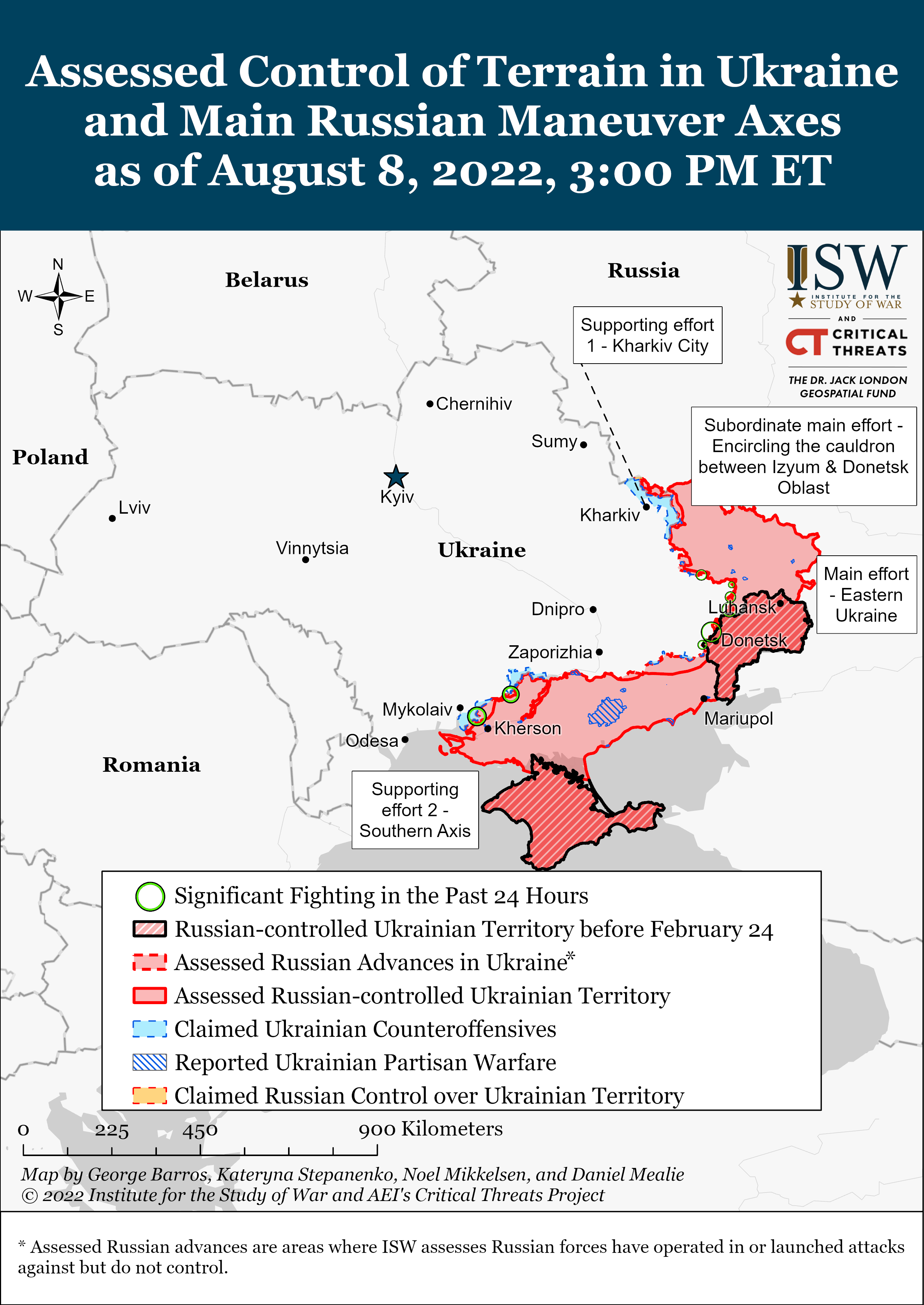 Russian Offensive Campaign Assessment, August 8 | Institute For The ...