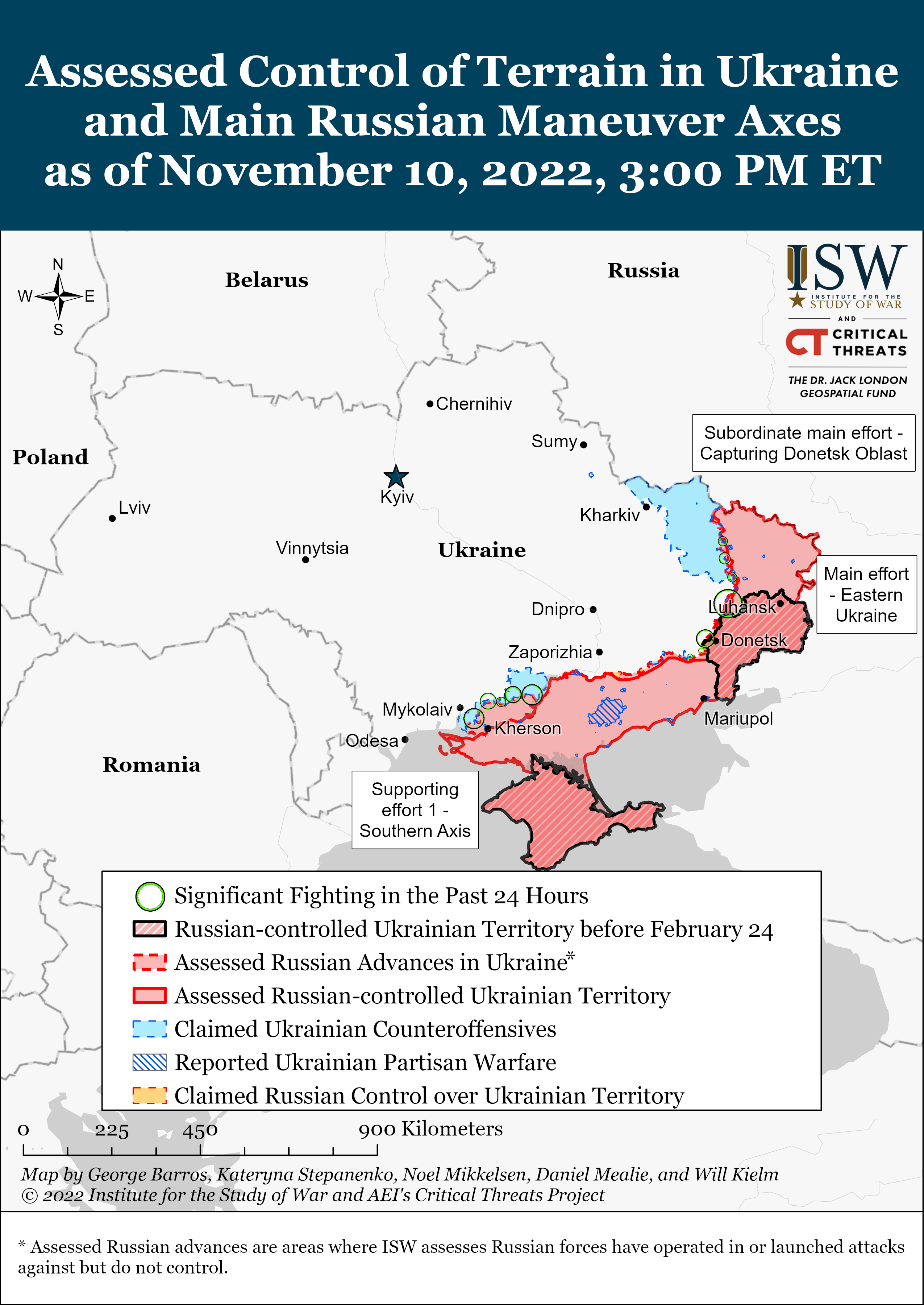 Ukraine Conflict Updates 2022 | Institute for the Study of War