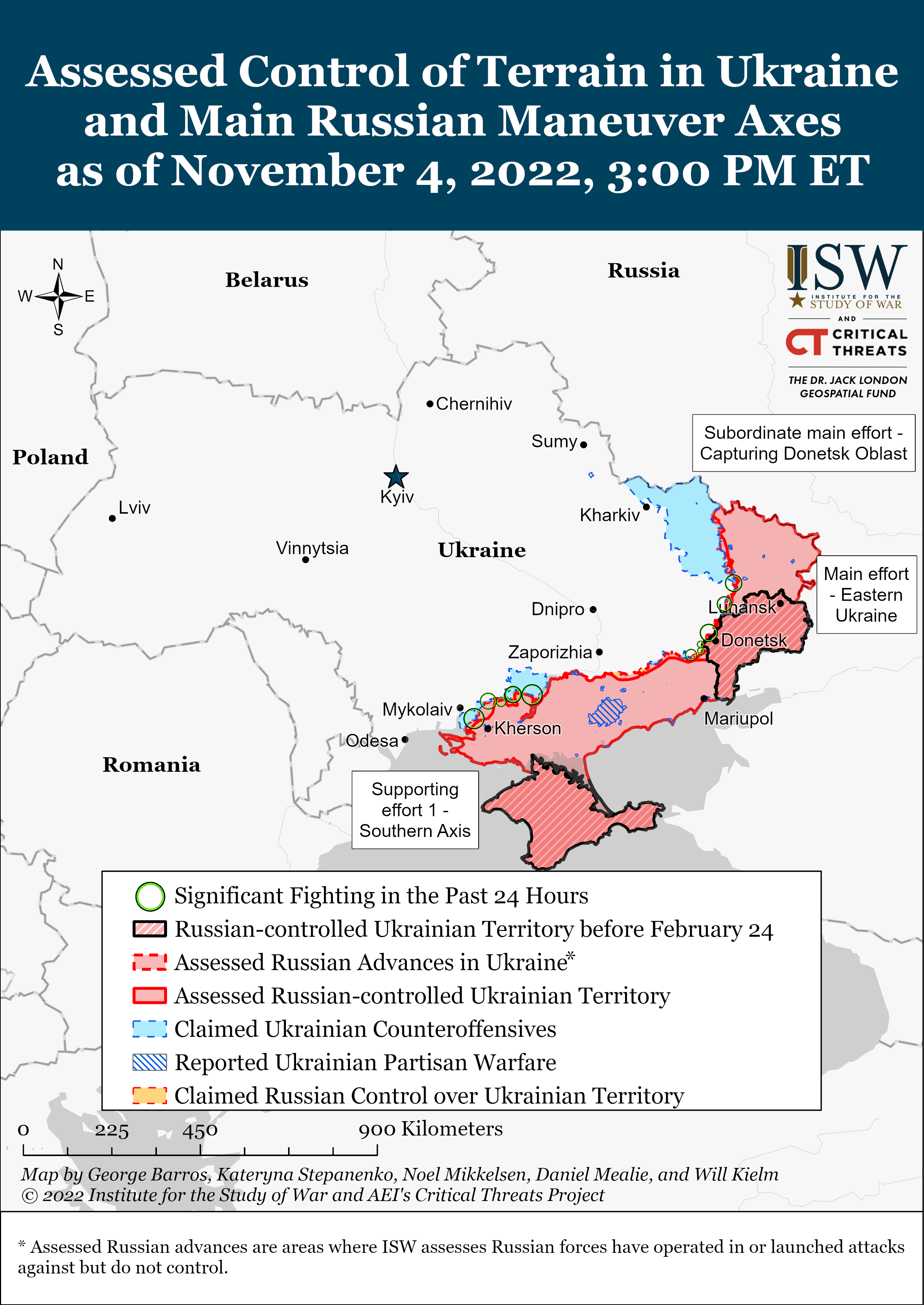 Russian Offensive Campaign Assessment, November 4 | Institute for 