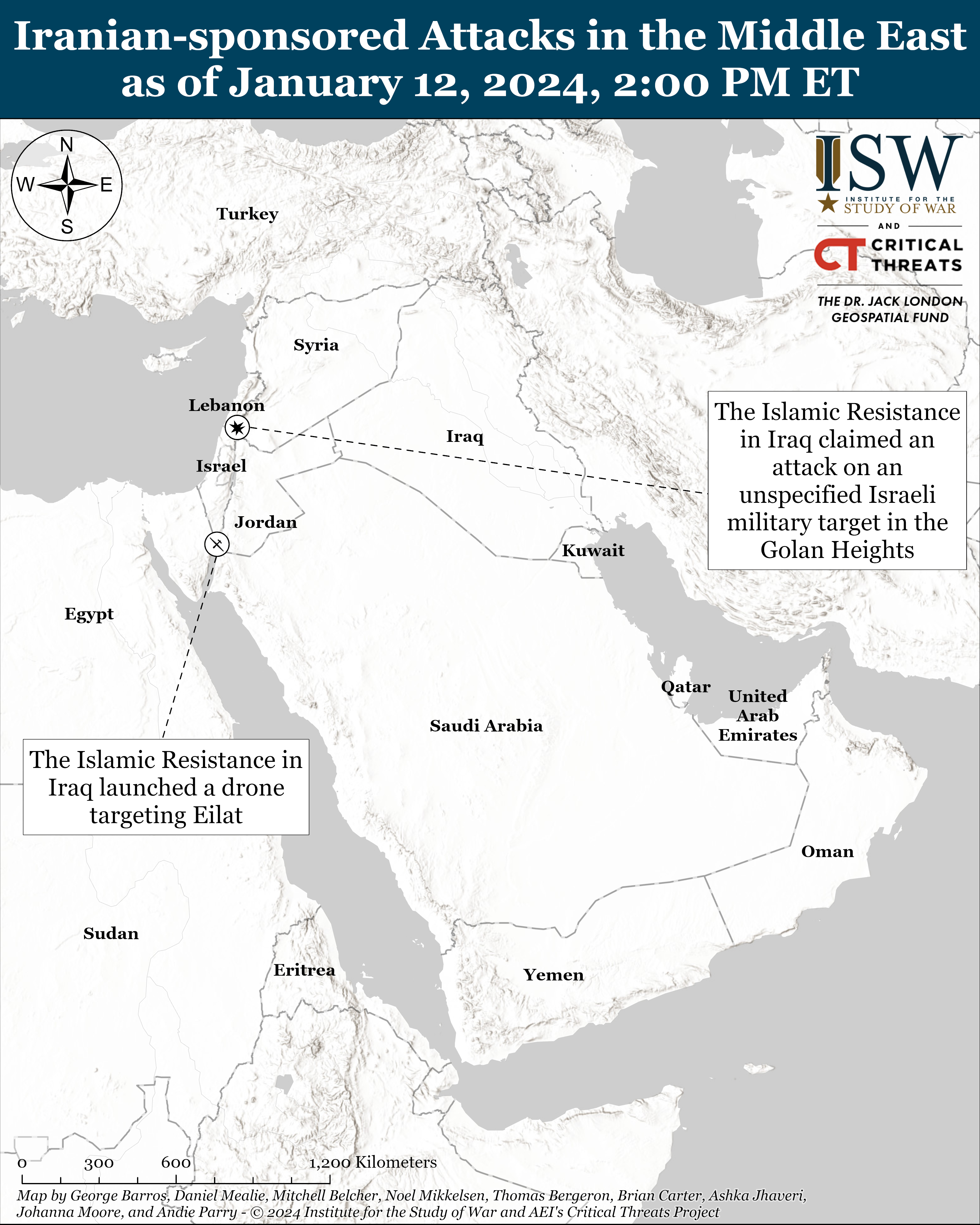Iran Update, January 12, 2024  Institute for the Study of War