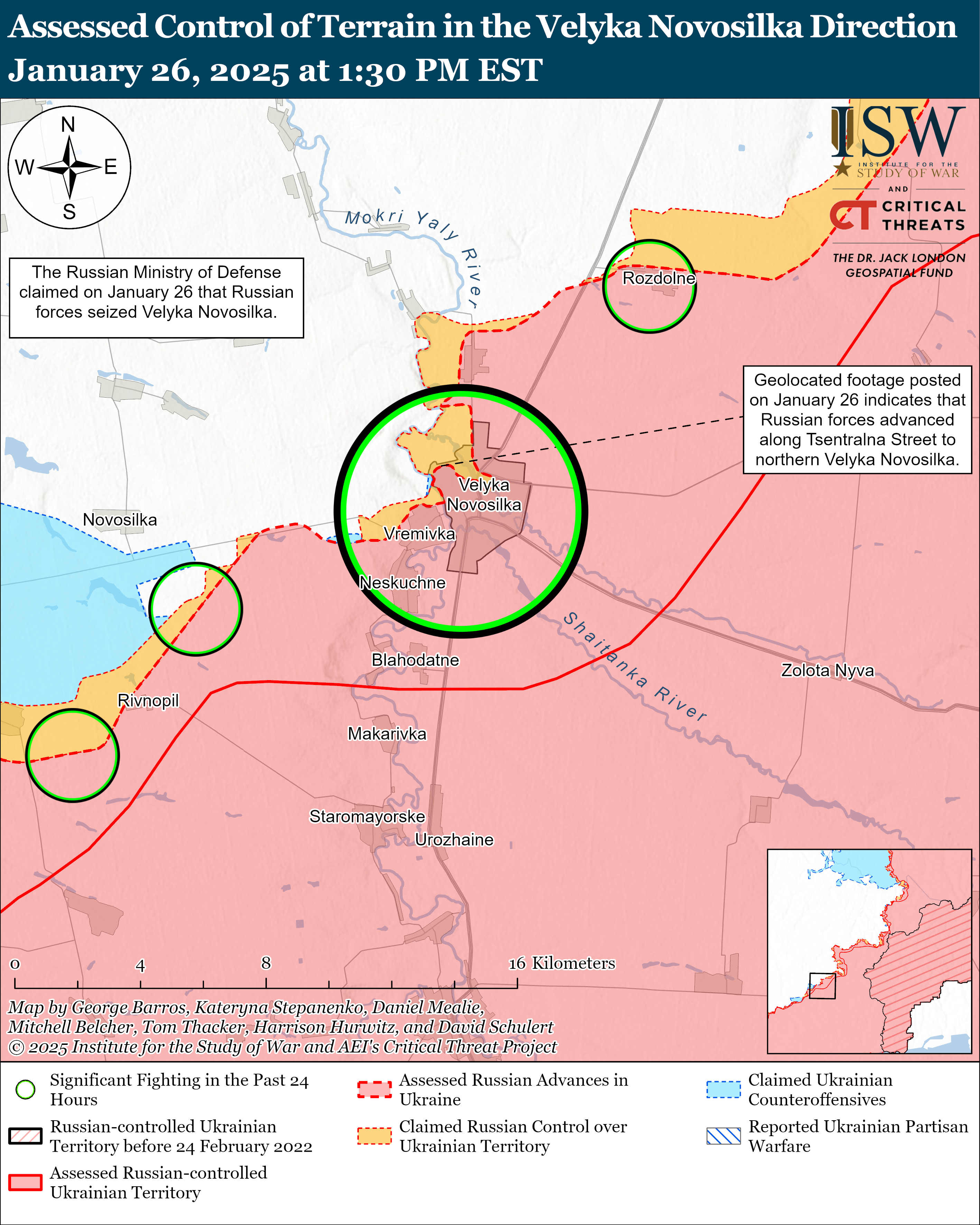 Russian Offensive Campaign Assessment, January 26, 2025