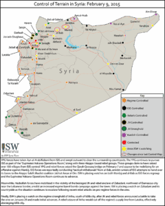 February 9: Syria Control Map