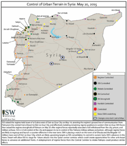 Control of Urban Terrain in Syria: May 20, 2015