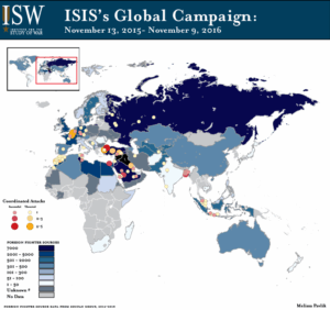 ISIS’s Global Campaign: November 13, 2015 – November 9, 2016