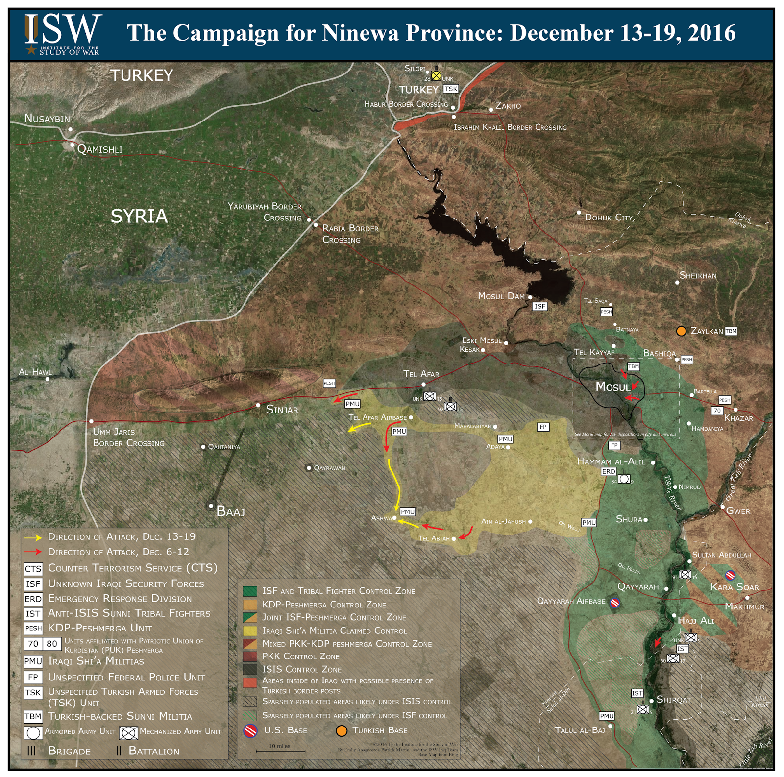 The Campaign for Ninewa Province: December 13-19, 2016