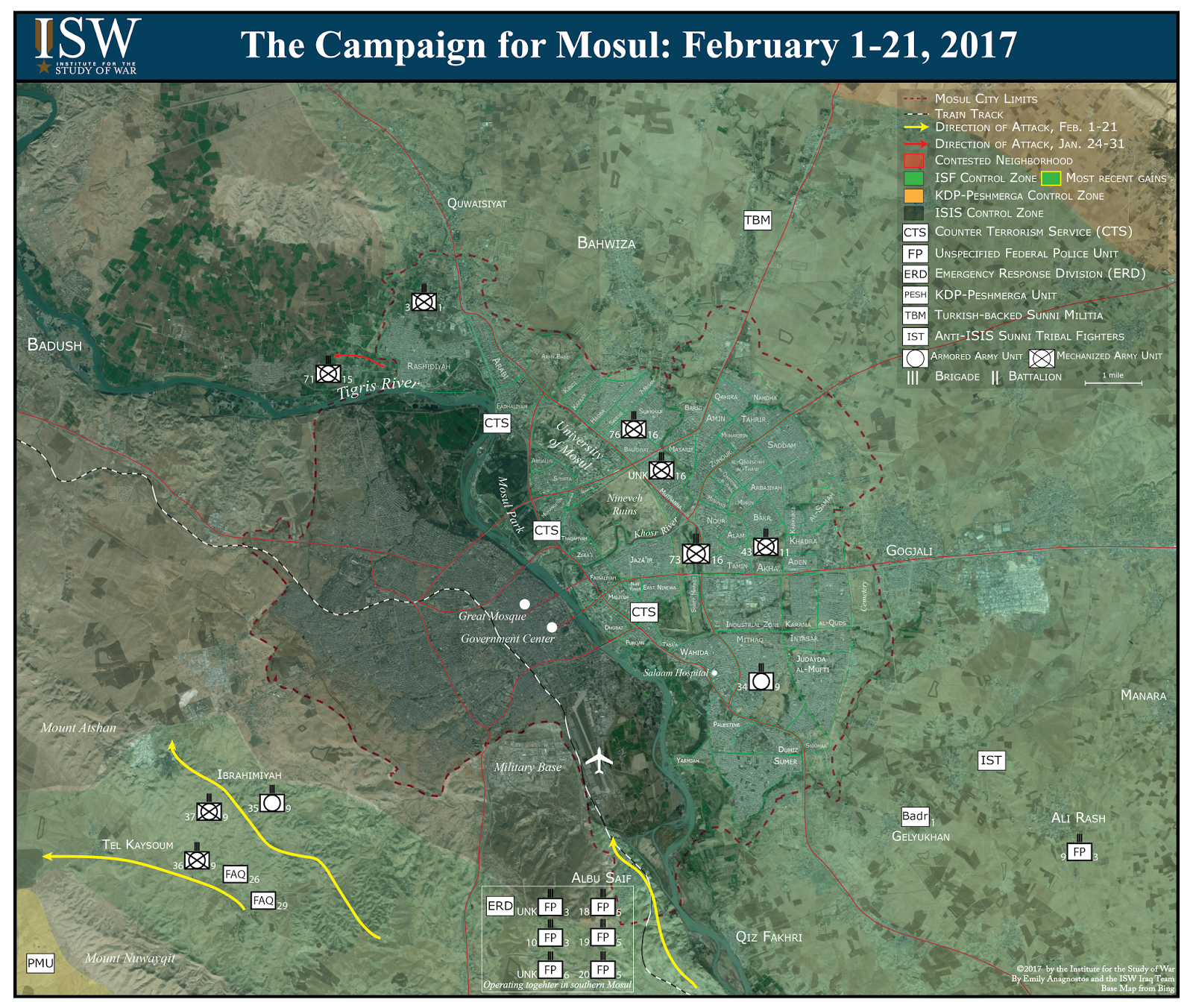The Campaign for Mosul: February 1-21, 2017