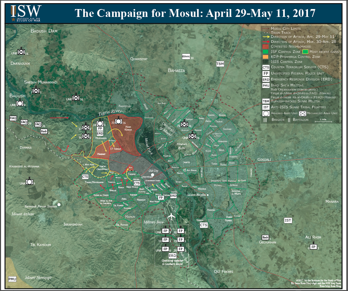 The Campaign for Mosul: April 29-May 11, 2017