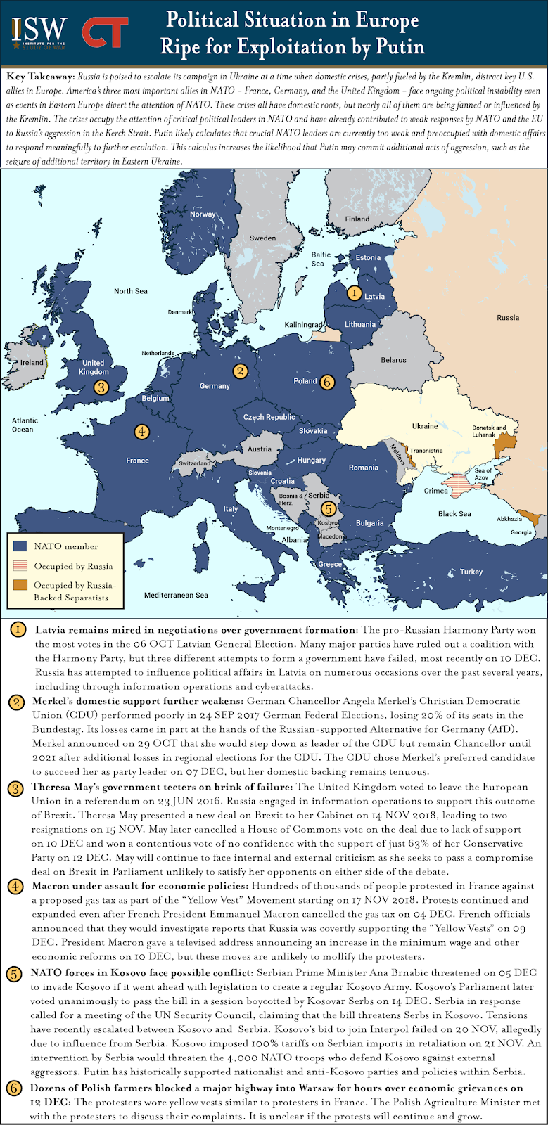 Political Situation in Europe Ripe For Exploitation By Putin | Map Room ...