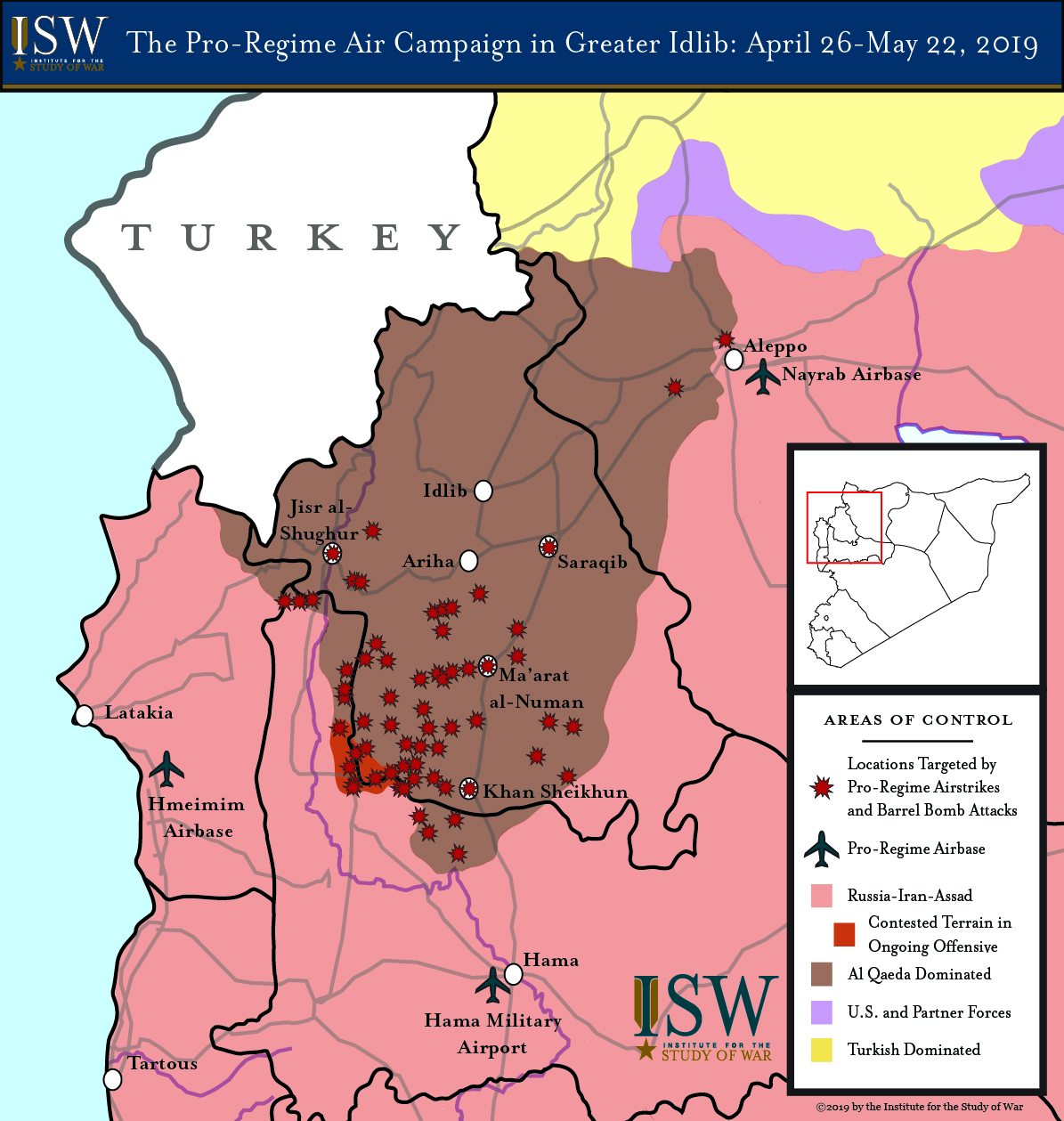 The Pro-Regime Air Campaign In Greater Idlib: April 26, 2013-May 22, 2019