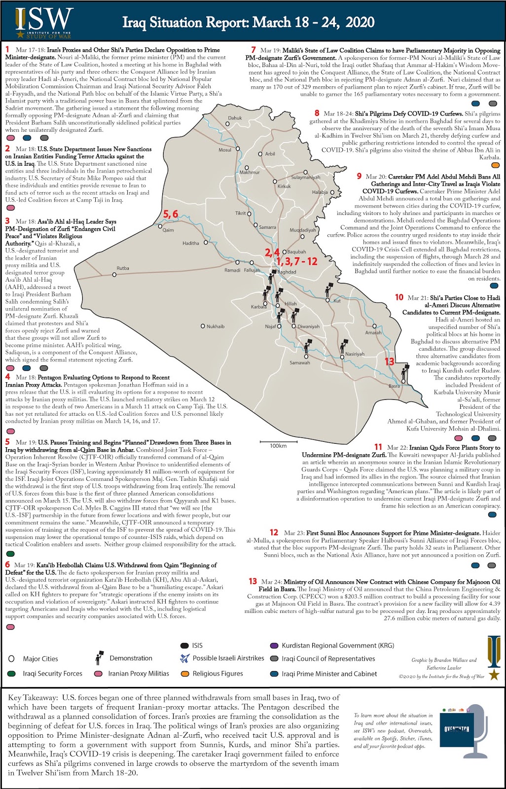 Iraq Situation Report: March 18 – 24, 2020