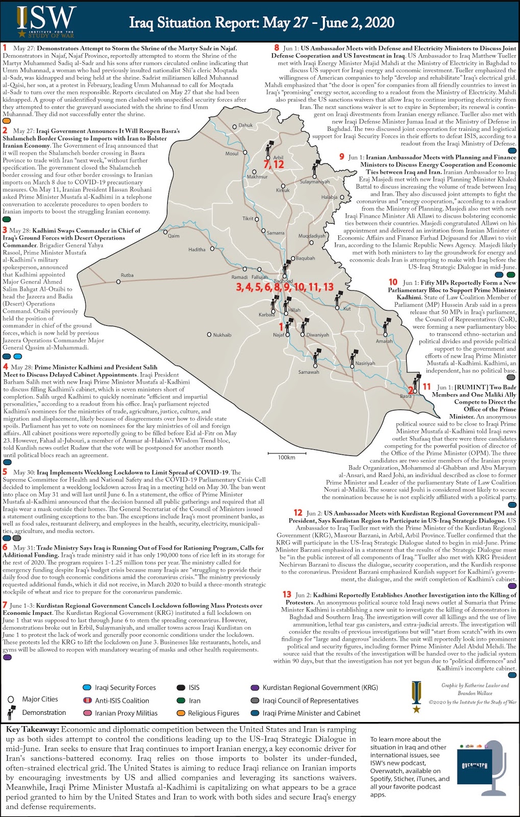 Iraq Situation Report: May 27 â June 2, 2020