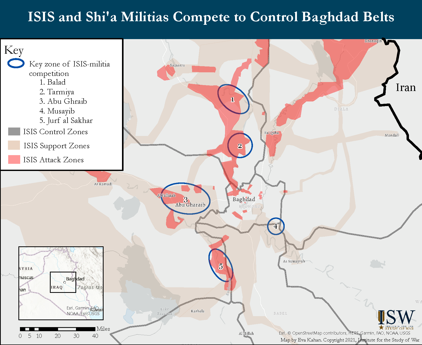 Isis And Shi\’a Militias Compete To Control Baghdad Belts