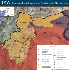 Turkey and Russia Prepare Joint Patrols in Idlib: March 8, 2019