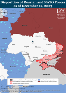 Disposition of Russian and NATO Forces as of December 12, 2023