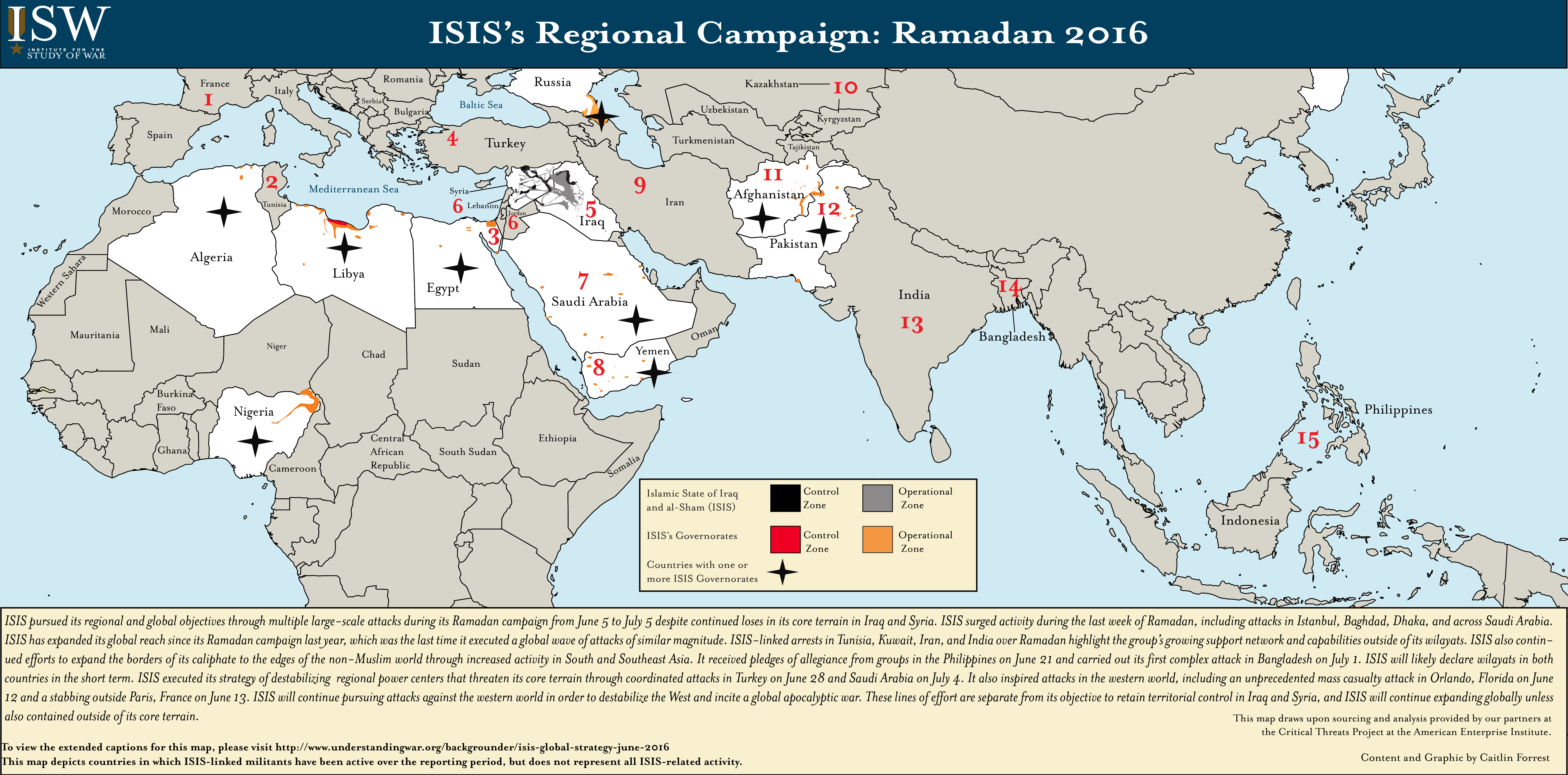 ISIS’s Regional Campaign: Ramadan 2016