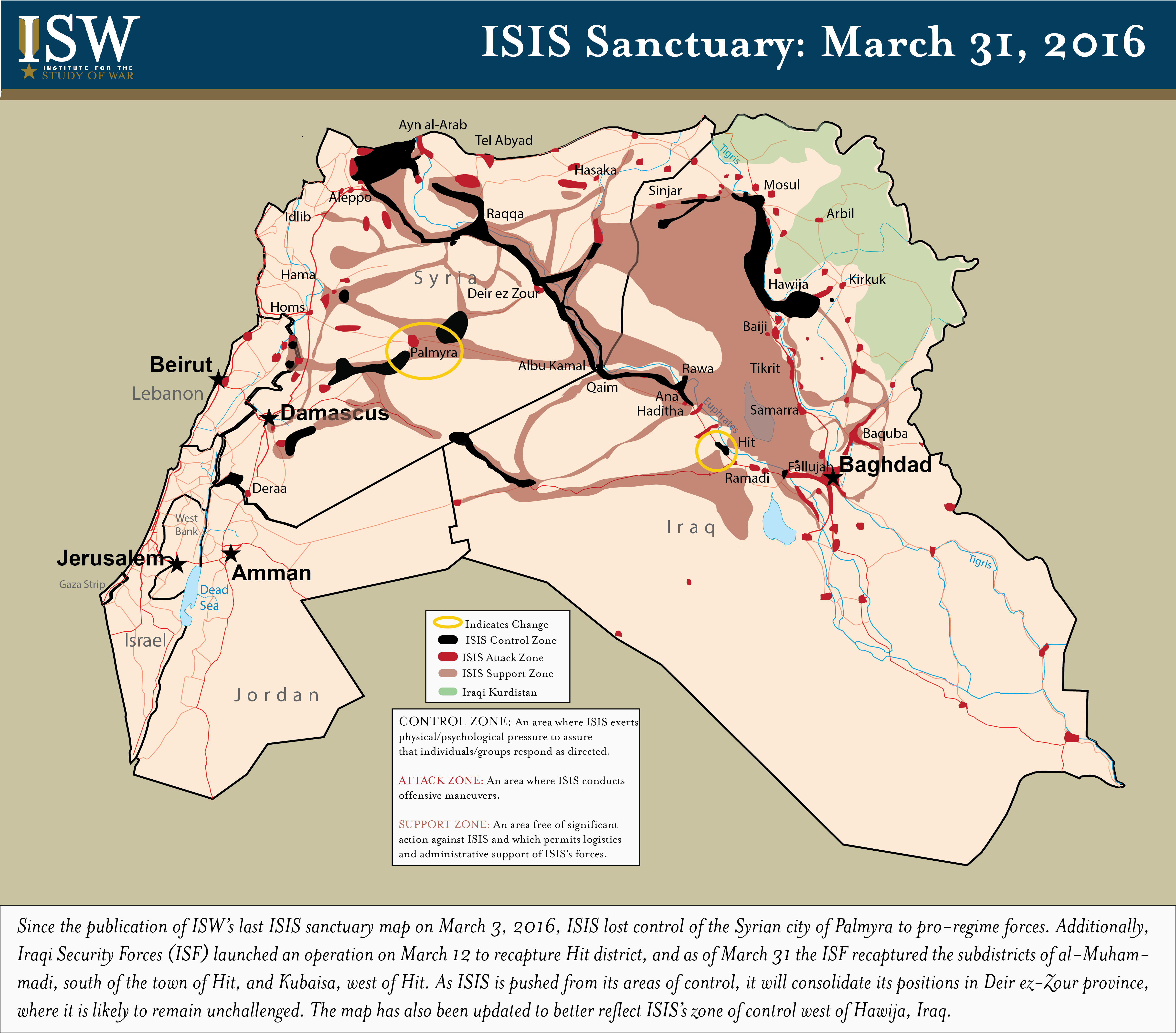 ISIS Sanctuary: March 31, 2016
