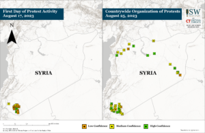 First Day of Protest Activity August 17, 2023 / Countrywide Organization of Protests August 25, 2023