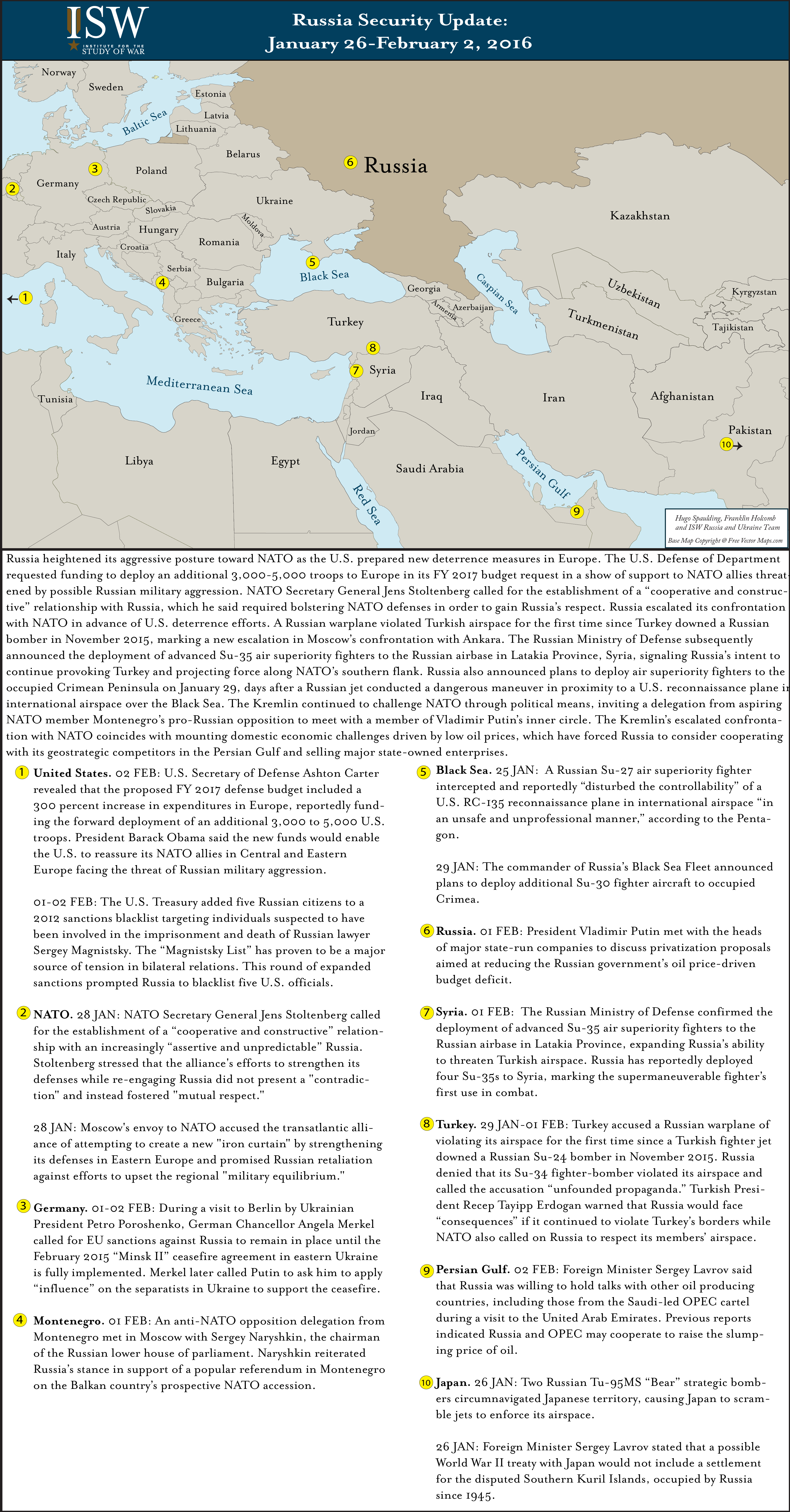Russia Security Update: January 26-February 2, 2016