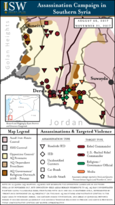 Assassination Campaign in Southern Syria: August 5 – November 21, 2017
