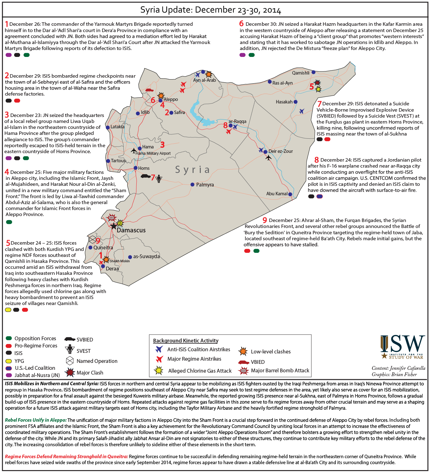 Syria Update: December 23-30, 2014