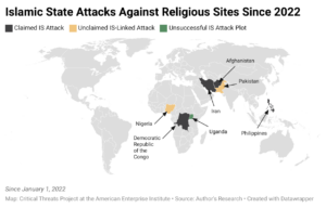 Islamic State Attacks Against Religious Sites Since 2022