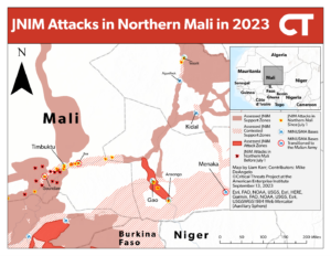 Jnim Attacks in Northern Mali in 2023