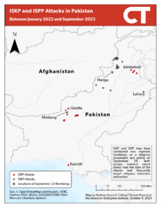 Iskp and ISPP Attacks in Pakistan Between January 2022 and September 2023