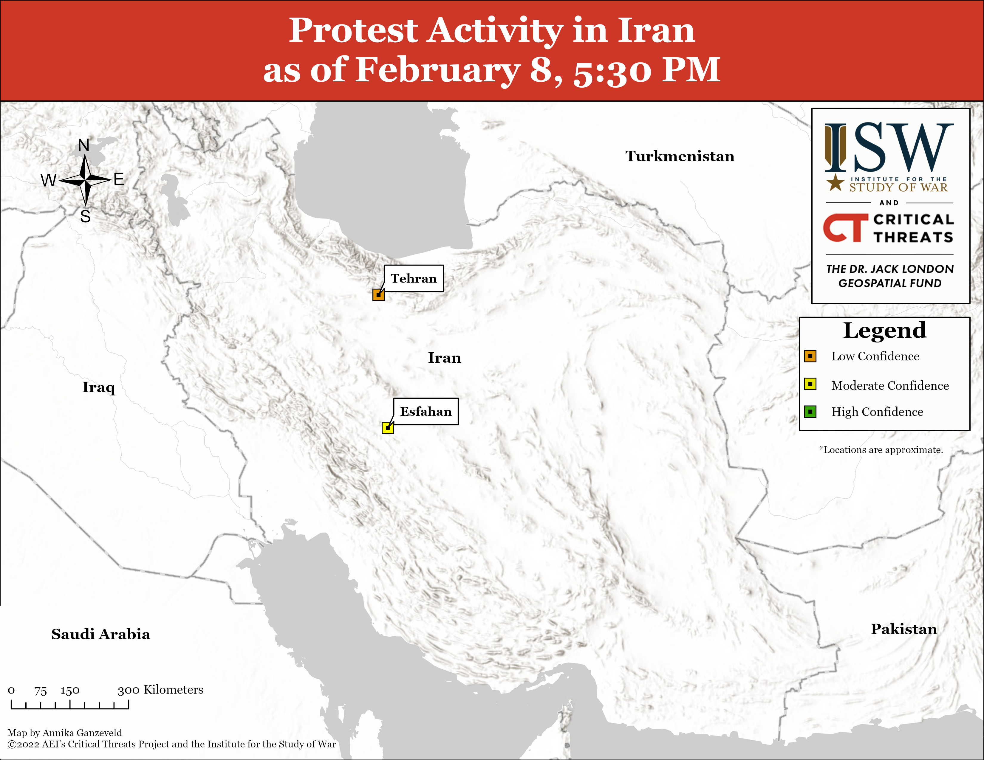 Protest Activity in Iran