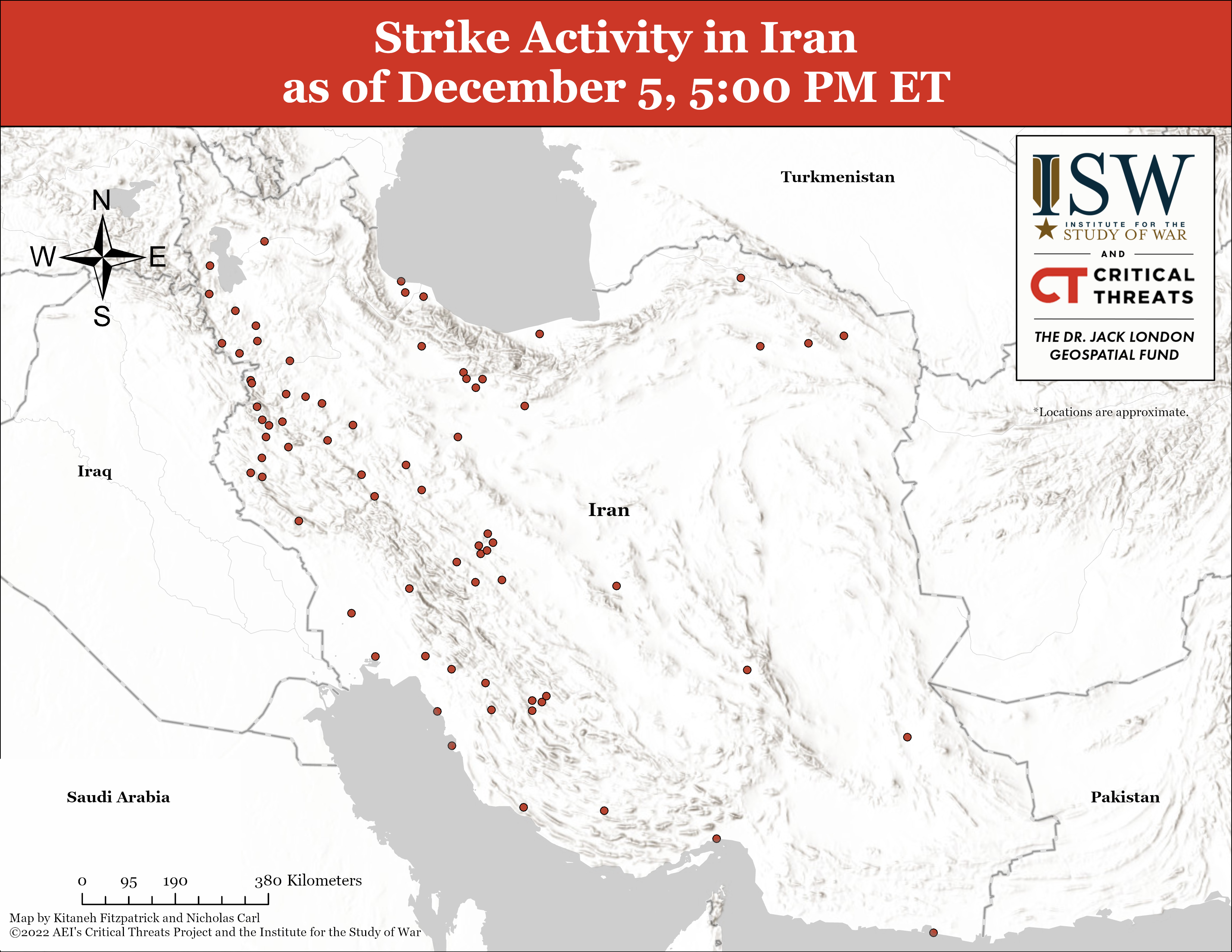 Strike Activity in Iran