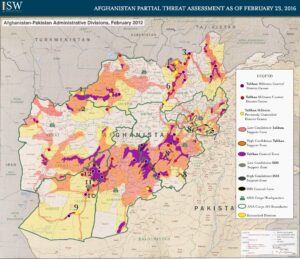 Afghanistan Partial Threat Assessment Map: February 23, 2016