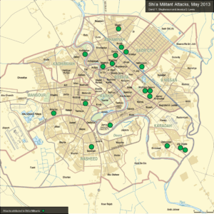 Shi’a Militant Attacks, May 2013