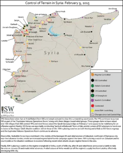 Control of Urban Terrain in Syria: February 9, 2015