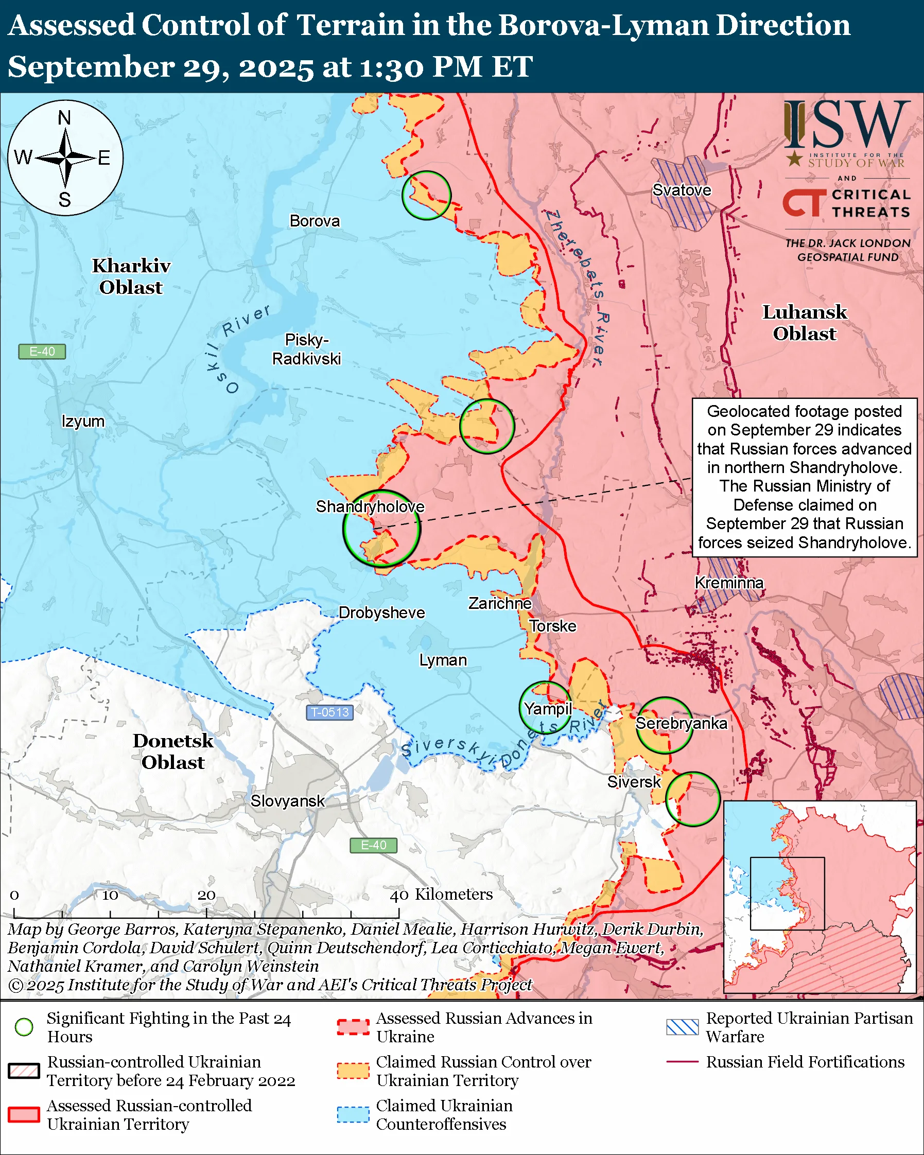 Borova-Lyman Direction September 29, 2025