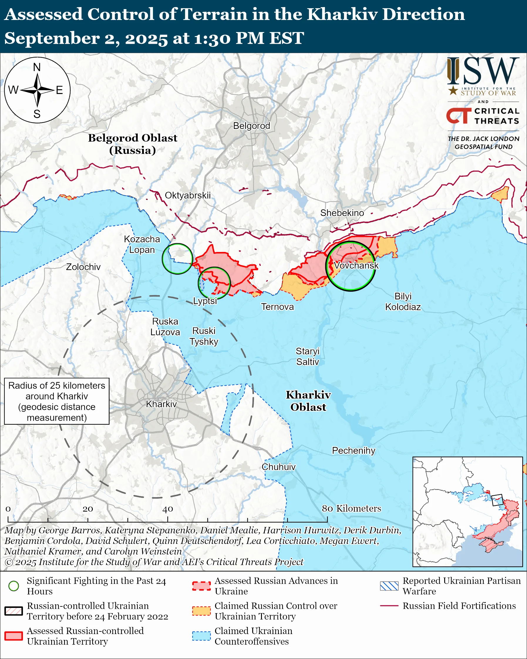 Kharkiv Direction September 2, 2025