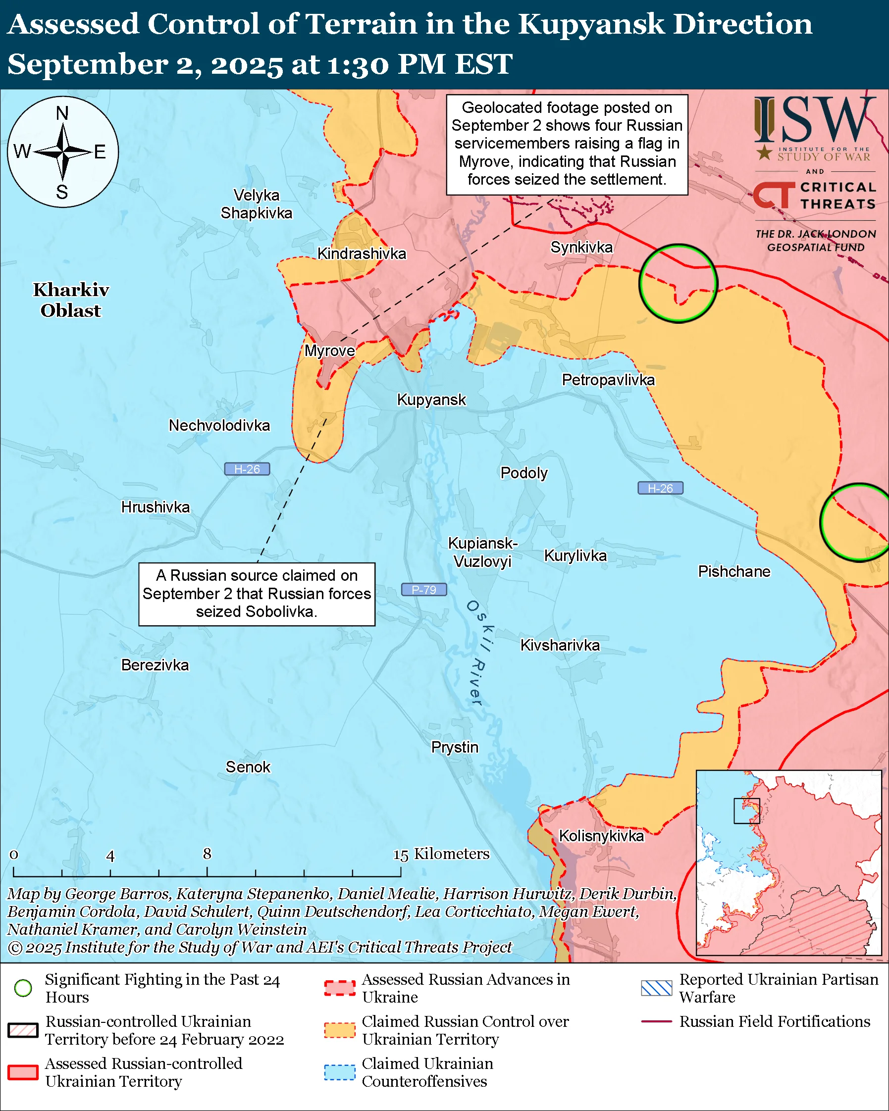 Kupyansk Direction, September 2, 2025