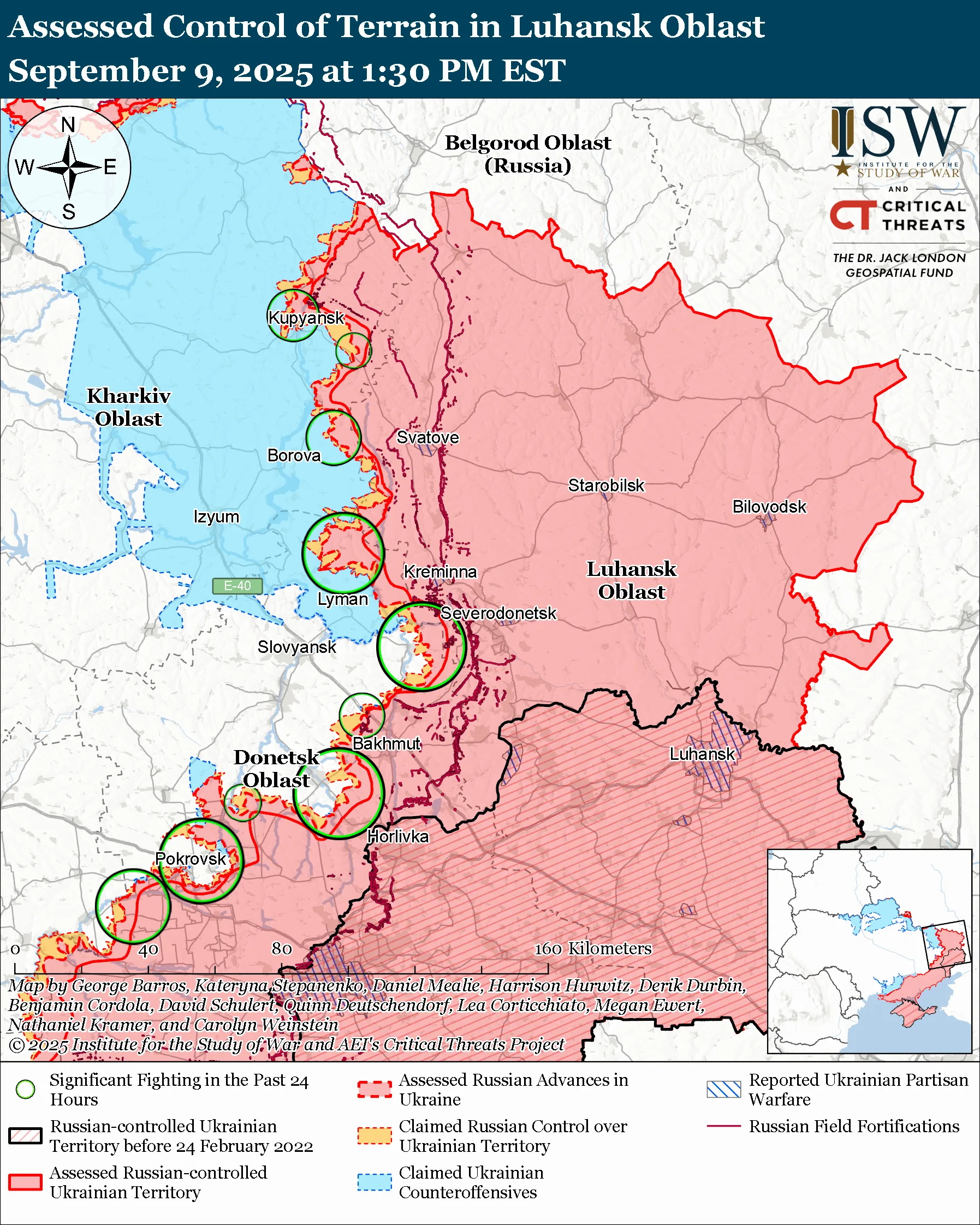 Luhansk Oblast September 09, 2025
