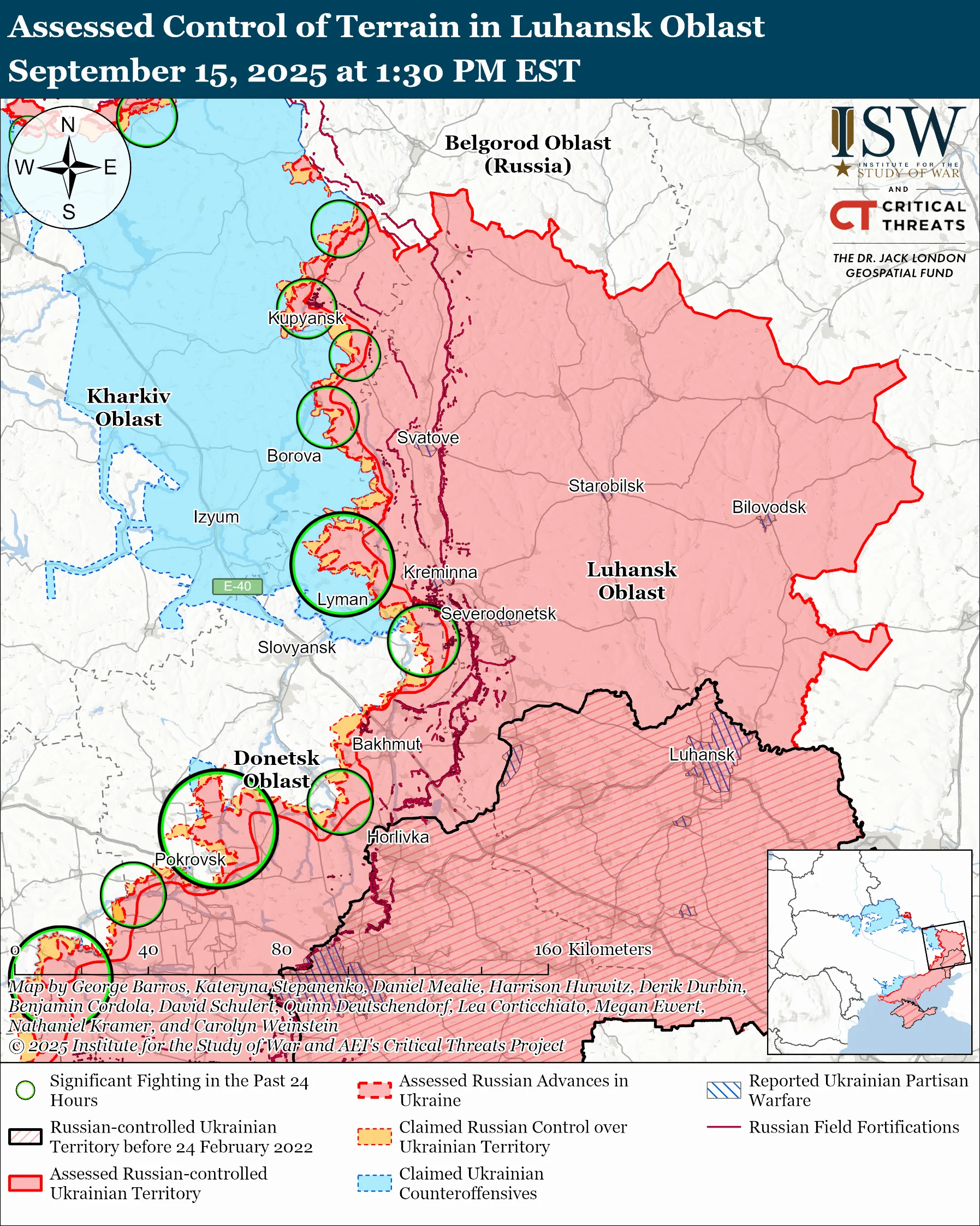 Luhansk Oblast September 15, 2025