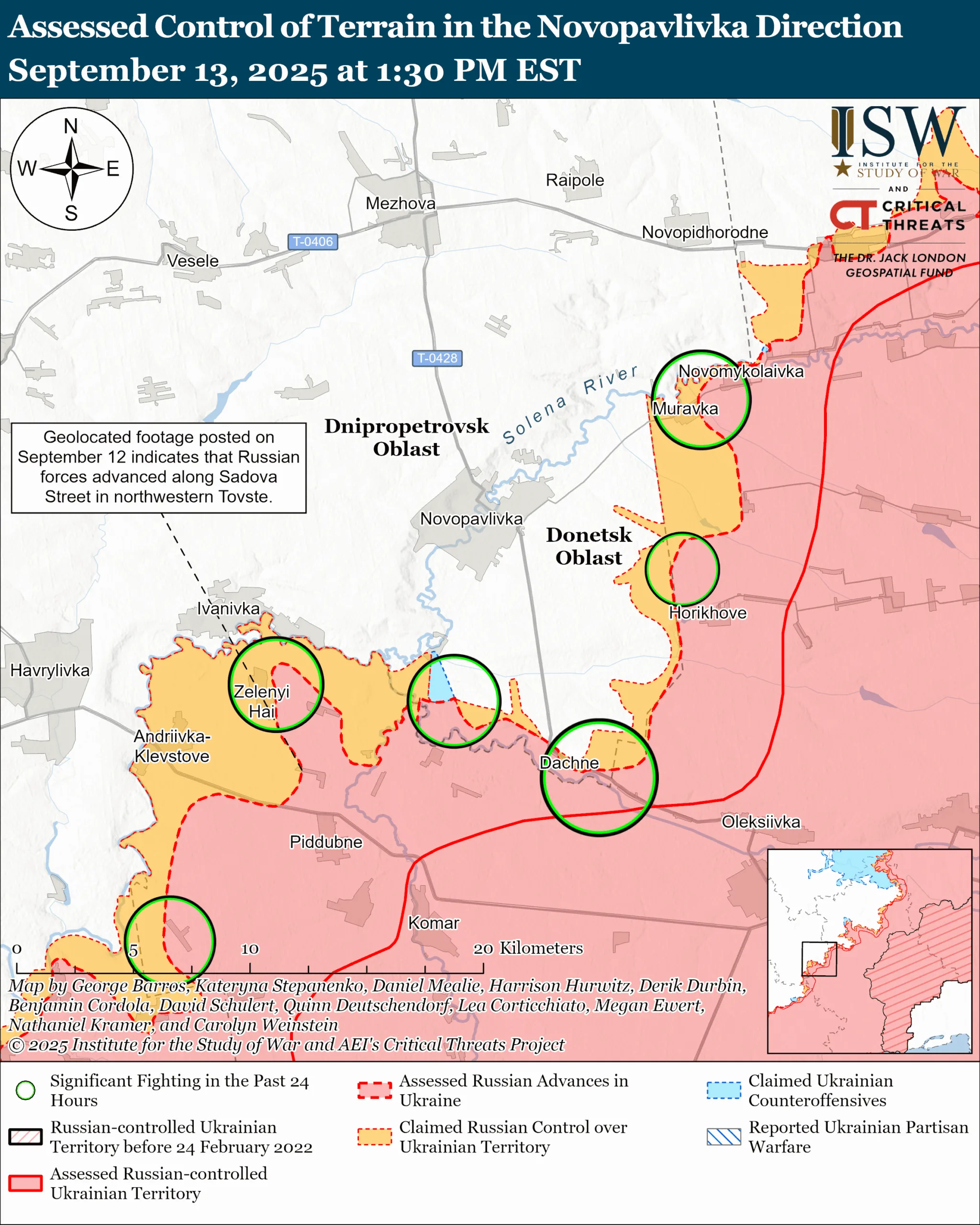 絵画 April 2025 in the Chasov Yar direction Russian Offensive Campaign Assessment, September 13 | ISW