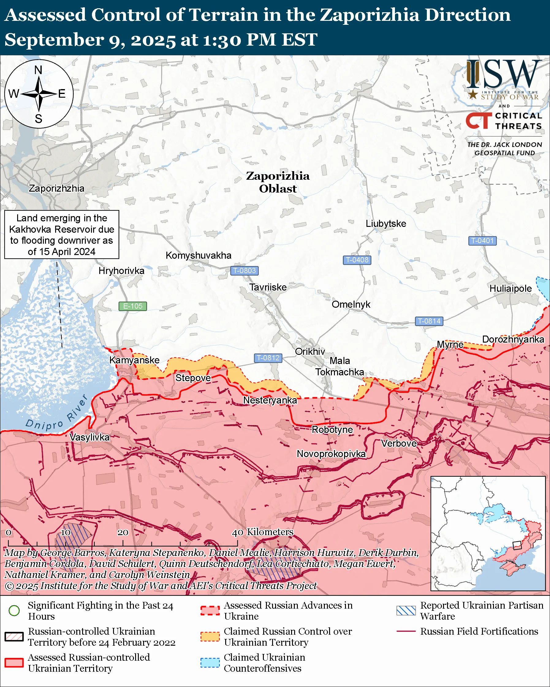 Zaporizhia Direction September 09, 2025