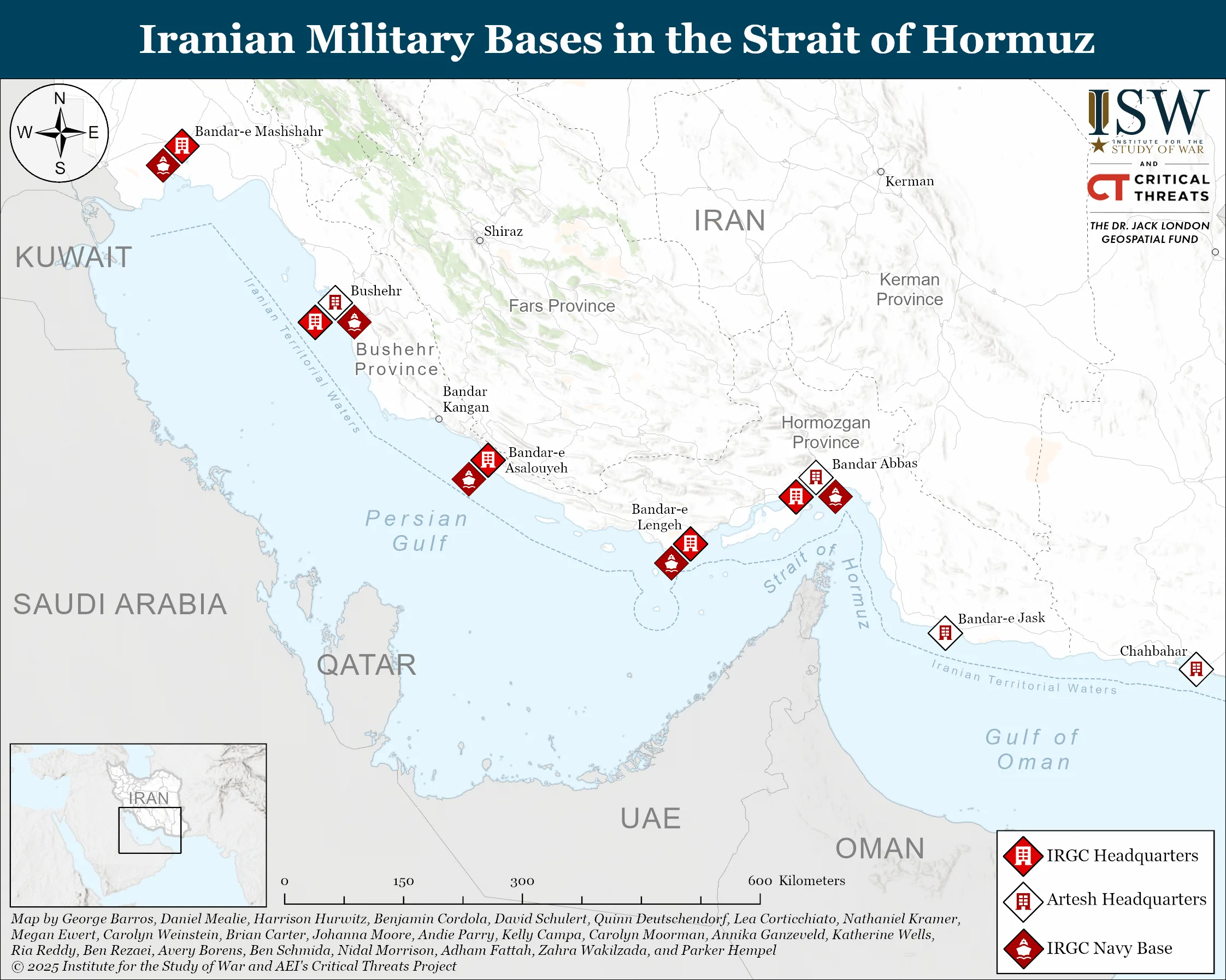 Iranian Military Base in the Strait of Hormuz, Nov. 14, 2025 | ISW