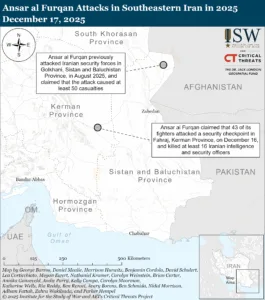 Ansar al Furqan Attacks in Southeastern Iran in 2025, December 17, 2025