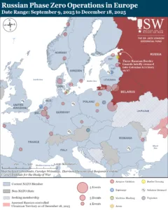 Russian Phase Zero Operations in Europe, Date Range: September 9, 2025 to December 18, 2025