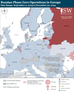 Russian Phase Zero Operations in Europe, September 9, 2025 to December 20, 2025