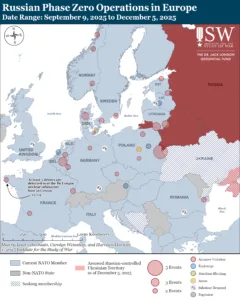 Russian Phase Zero Operations in Europe, December 5, 2025